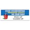 Signmission Good Housekeeping Promotes Do Your Part.Pick Up-Clean Up Banner Stand, 96" H, B-96-30073 B-96-30073 - alternate 1
